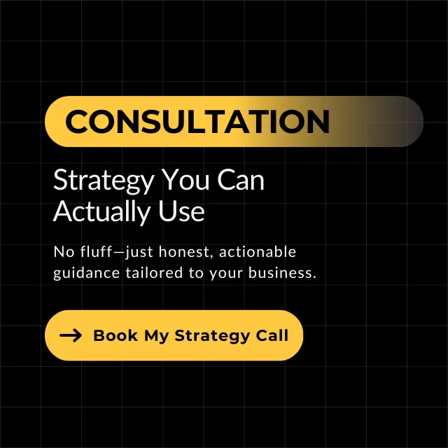 Marketing Consultation
Strategy You Can Actually Use
No fluff—just honest, actionable guidance tailored to your business.