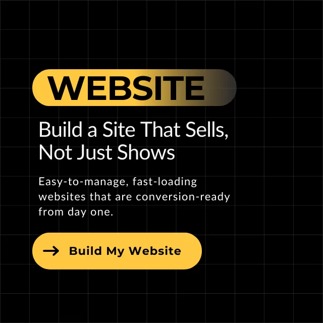 Website Development
Build a Site That Sells, Not Just Shows
Easy-to-manage, fast-loading websites that are conversion-ready from day one.