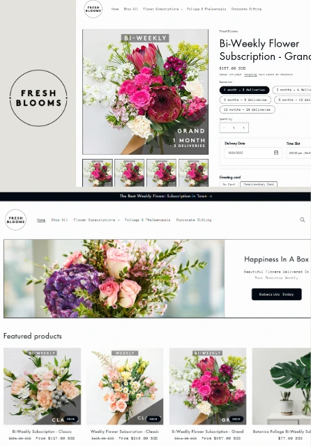 FreshBlooms. Bringing a Weekly Flower Service into the Spotlight. FreshBlooms is a Singapore-based flower subscription service that delivers curated blooms weekly. The following case studies form part of my marketing portfolio Singapore, reflecting real-world results for SMEs across industries.